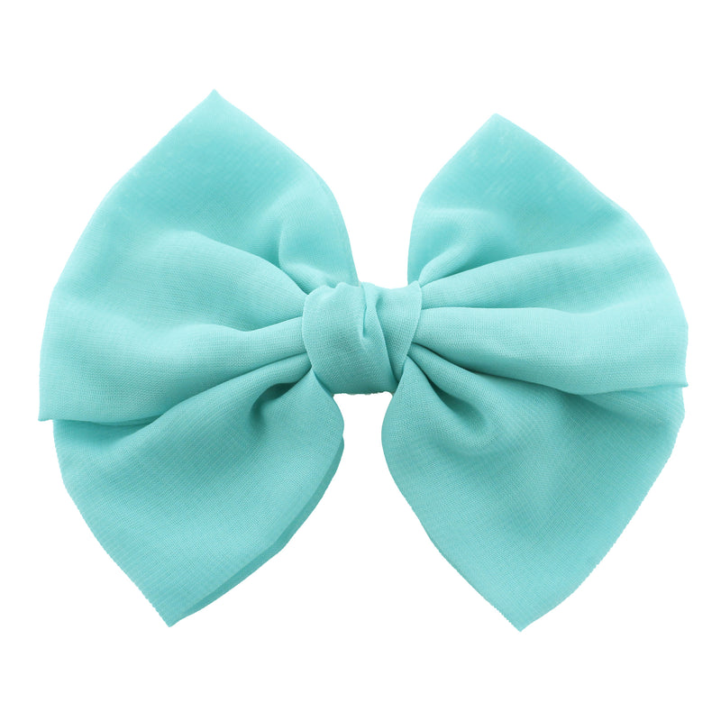 Chiffon Fabric Hair-Bow