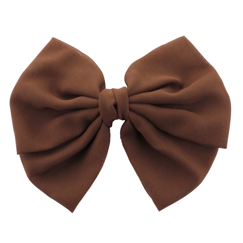 Chiffon Fabric Hair-Bow