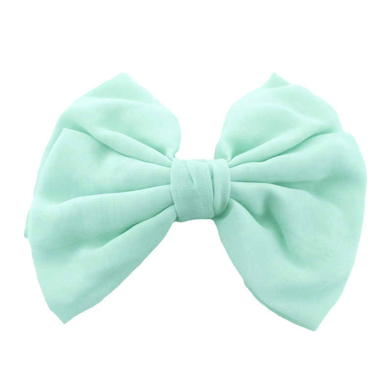 Chiffon Fabric Hair-Bow