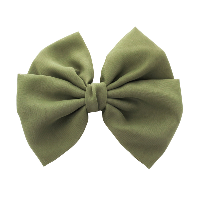 Chiffon Fabric Hair-Bow