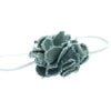 Stonewash Baby/Toddler Frayed Denim Flower Skinny Headband | My Lello - 1