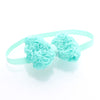 Aqua Baby Rose Bow Headband | My Lello - 8