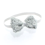 Gray Baby Rose Bow Headband | My Lello - 12