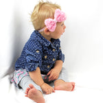 Baby Rose Bow Headband
