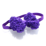 Purple Baby Rose Bow Headband | My Lello - 11