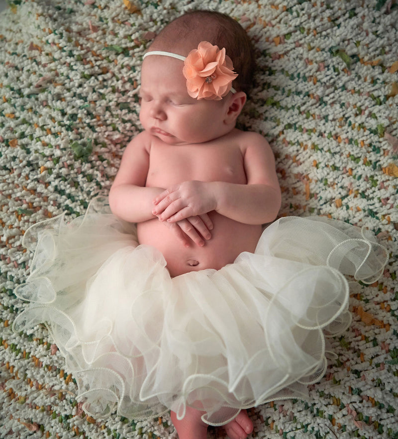 baby tulle dress Ruffled Edge Baby Tutu (5-layer) – My Lello