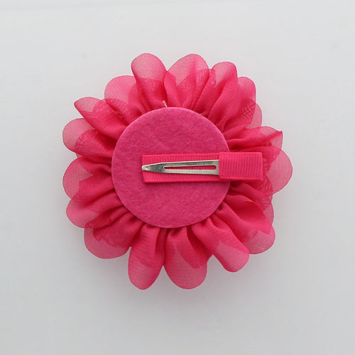  Chiffon Jewelled Hair Flower Clip | My Lello - 1