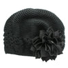 Black/Black Girls Kufi Crochet Beanie Hat | My Lello - 13
