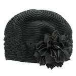 Black/Black Girls Kufi Crochet Beanie Hat | My Lello - 13