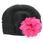 Black/Hot Pink Girls Kufi Crochet Beanie Hat | My Lello - 16