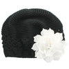 Black/White Girls Kufi Crochet Beanie Hat | My Lello - 15