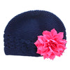 Navy/Hot Pink Girls Kufi Crochet Beanie Hat | My Lello - 45