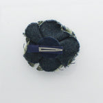  Shabby Frayed Denim Hair Flower Clip Pair | My Lello - 2