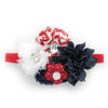 Baby Shabby Fabric Flower Cluster Headband