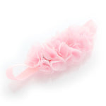 Light Pink Girls Beaded Chiffon 3-Flower Headband | My Lello - 6