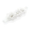 Girls Beaded Chiffon 3-Flower Headband