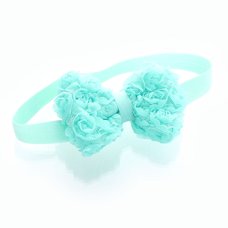 Aqua Girls Rose Bow Headband | My Lello - 11
