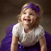 Girls Rose Bow Headband