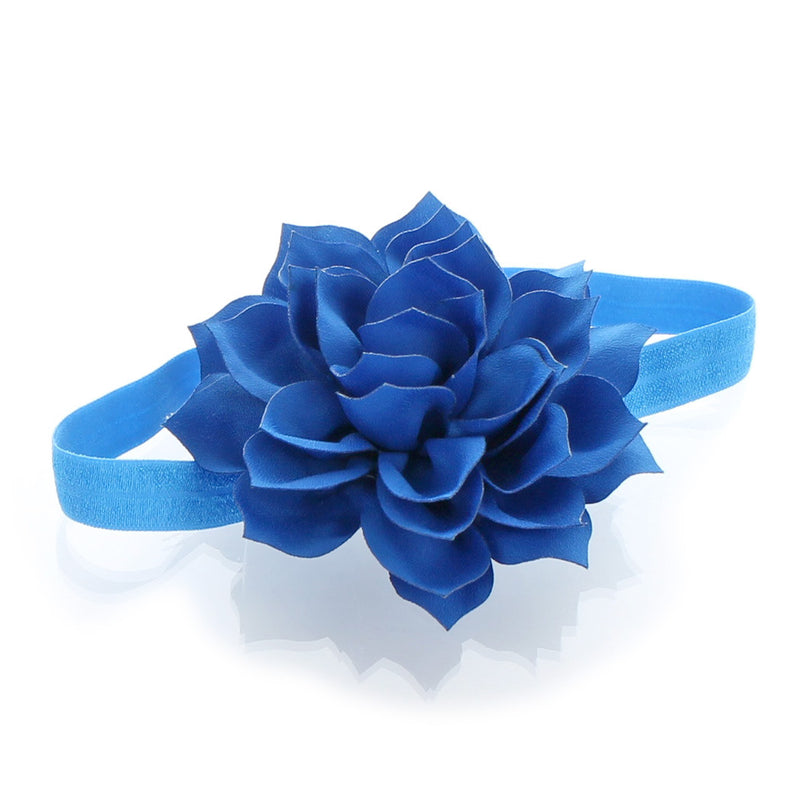 Nautical Blue Girls Petal Flower Headband | My Lello - 13