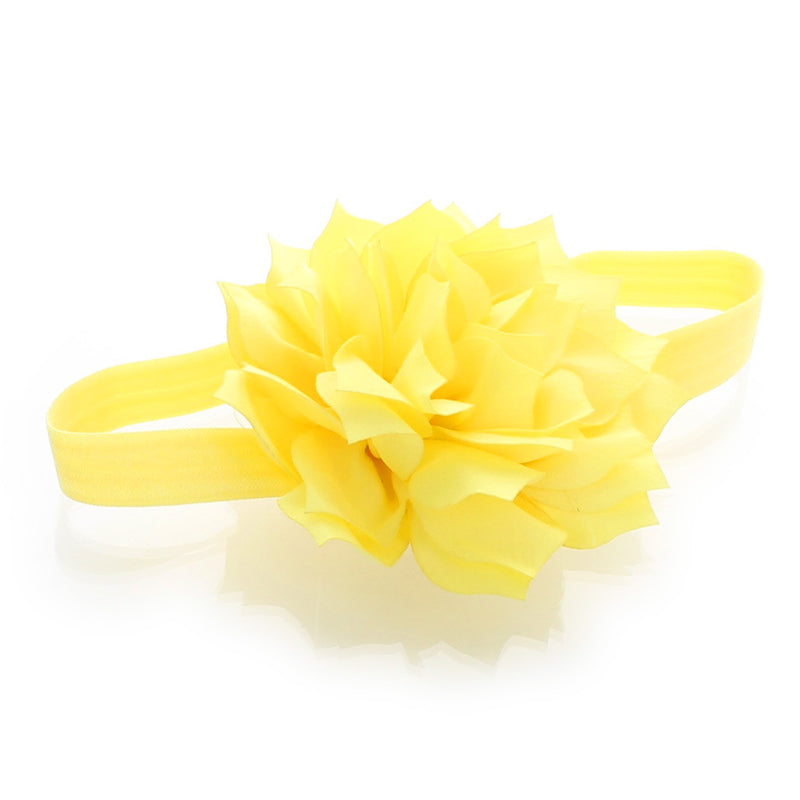 Soft Yellow Girls Petal Flower Headband | My Lello - 21