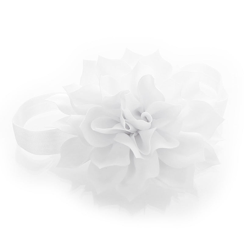 White Girls Petal Flower Headband | My Lello - 2