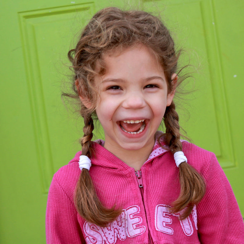 Little Girls Premium Nylon Ponytail Elastics - 10pcs
