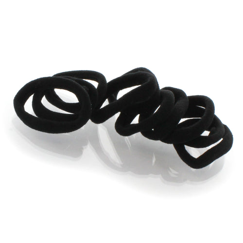 Little Girls Premium Nylon Ponytail Elastics - 10pcs