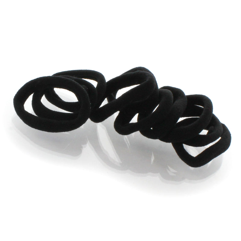 Little Girls Premium Nylon Ponytail Elastics - 10pcs