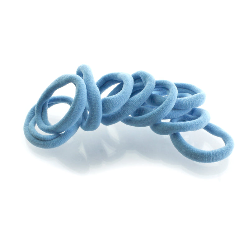 Little Girls Premium Nylon Ponytail Elastics - 10pcs