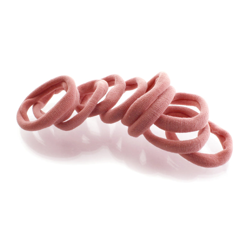 Little Girls Premium Nylon Ponytail Elastics - 10pcs