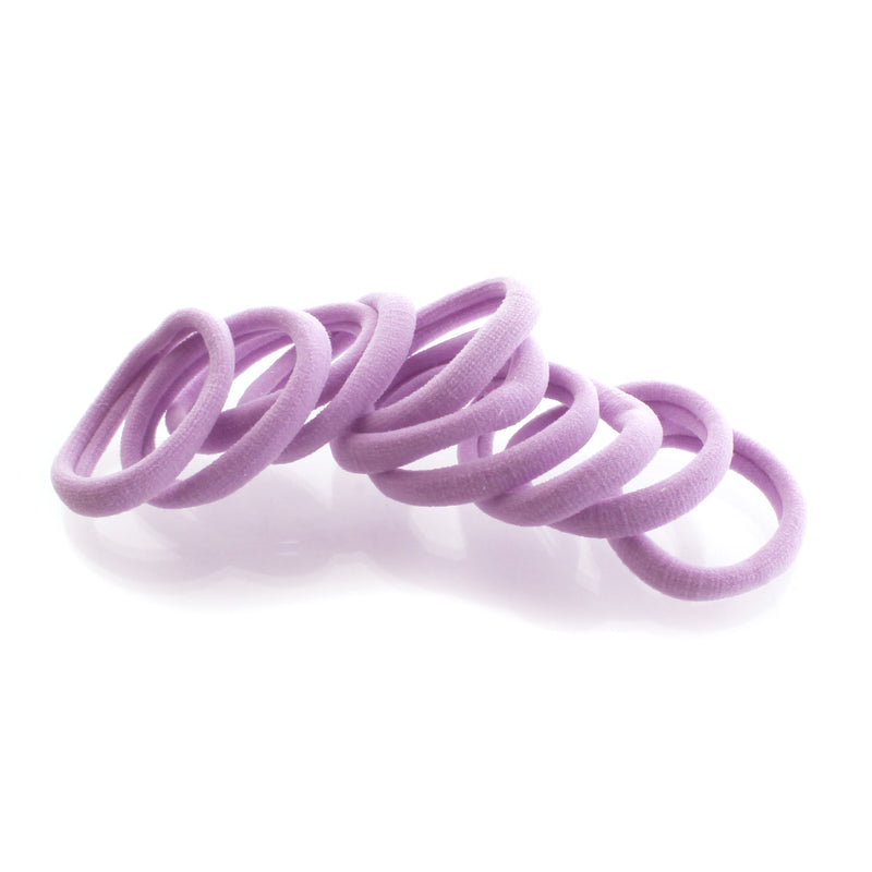 Little Girls Premium Nylon Ponytail Elastics - 10pcs