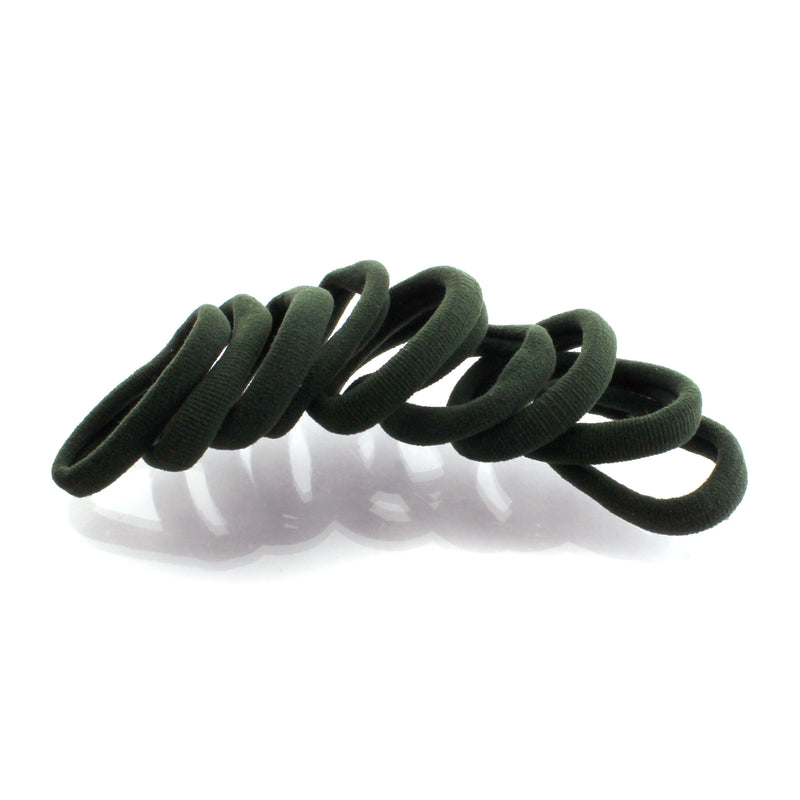 Little Girls Premium Nylon Ponytail Elastics - 10pcs