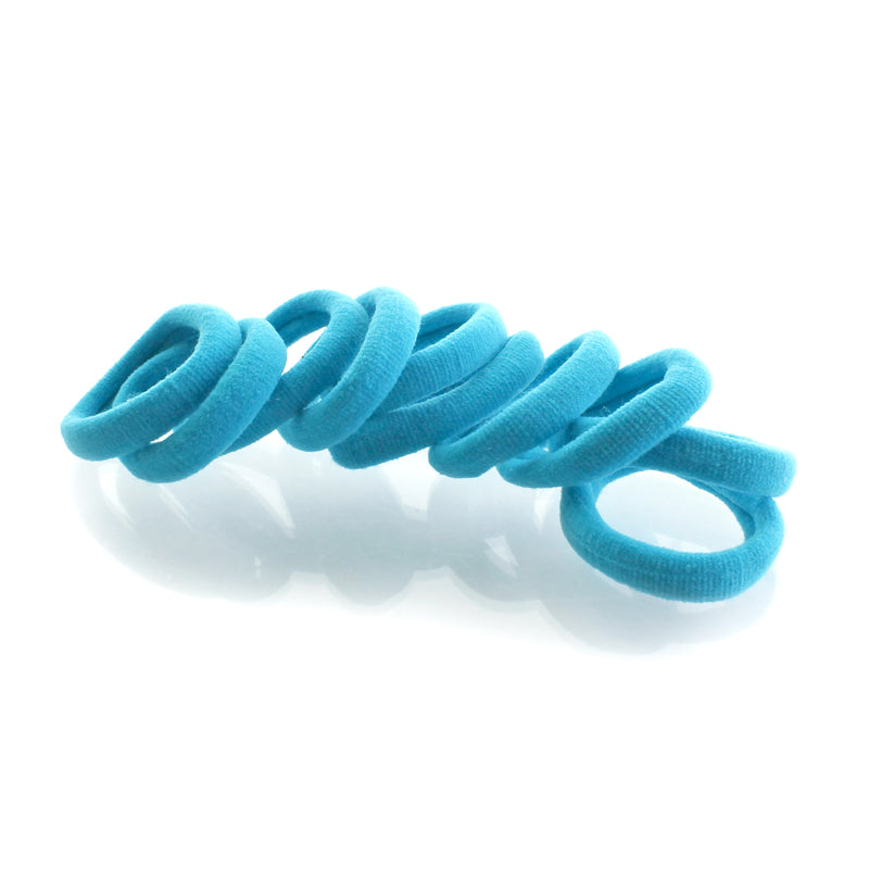 Little Girls Premium Nylon Ponytail Elastics - 10pcs