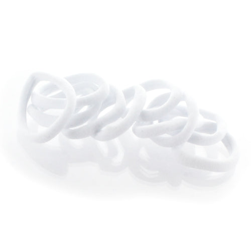 Little Girls Premium Nylon Ponytail Elastics - 10pcs