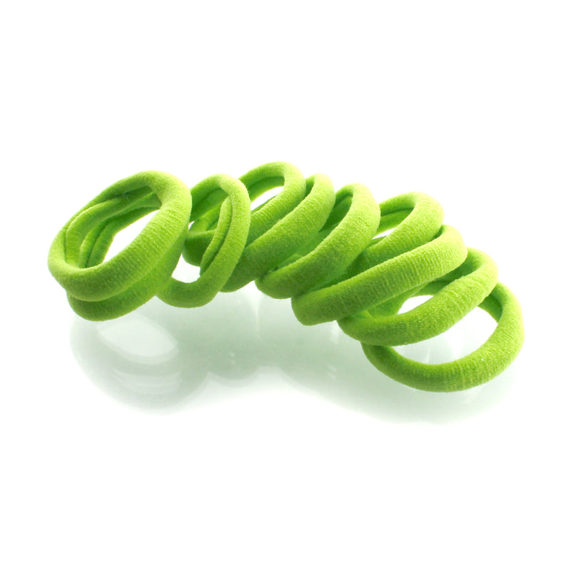 Little Girls Premium Nylon Ponytail Elastics - 10pcs