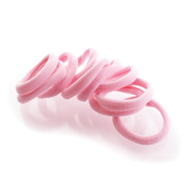Little Girls Premium Nylon Ponytail Elastics - 10pcs