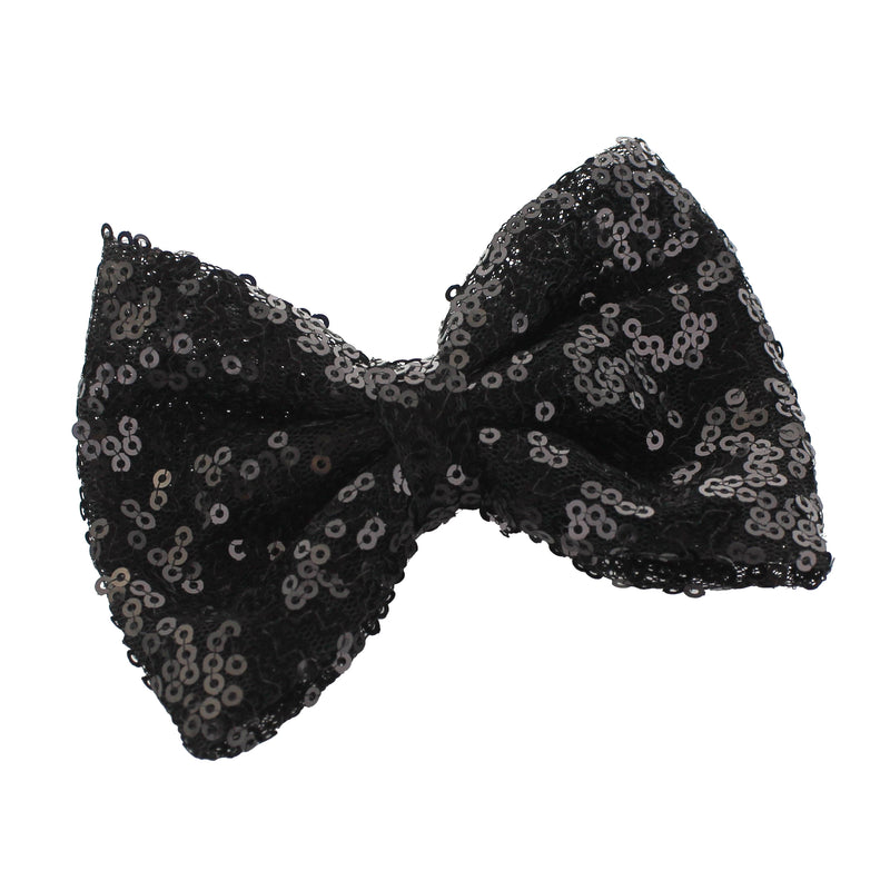 Sequin Bow Tie Hair-Bow