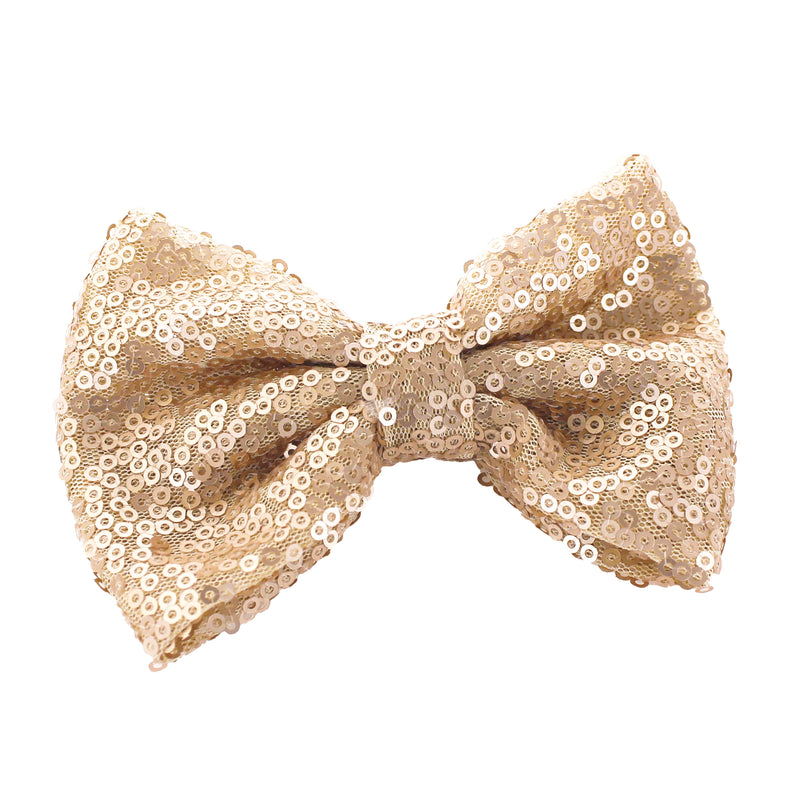 Sequin Bow Tie Hair-Bow