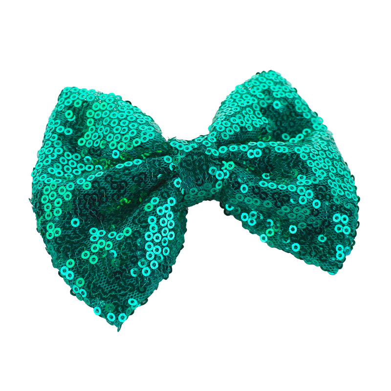Sequin Bow Tie Hair-Bow