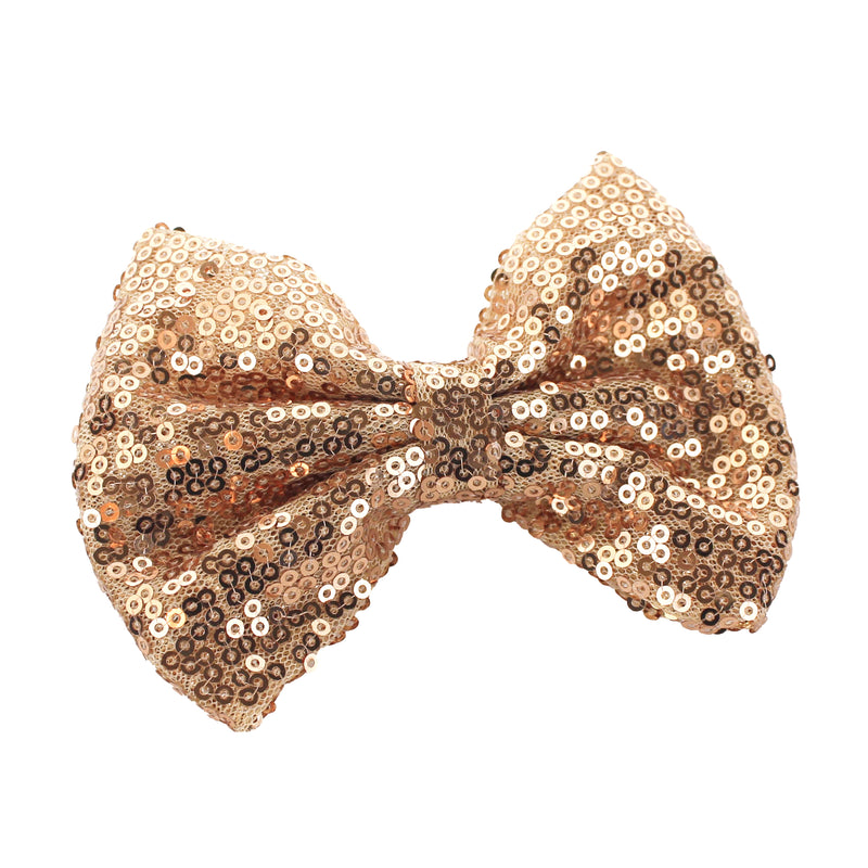 Sequin Bow Tie Hair-Bow