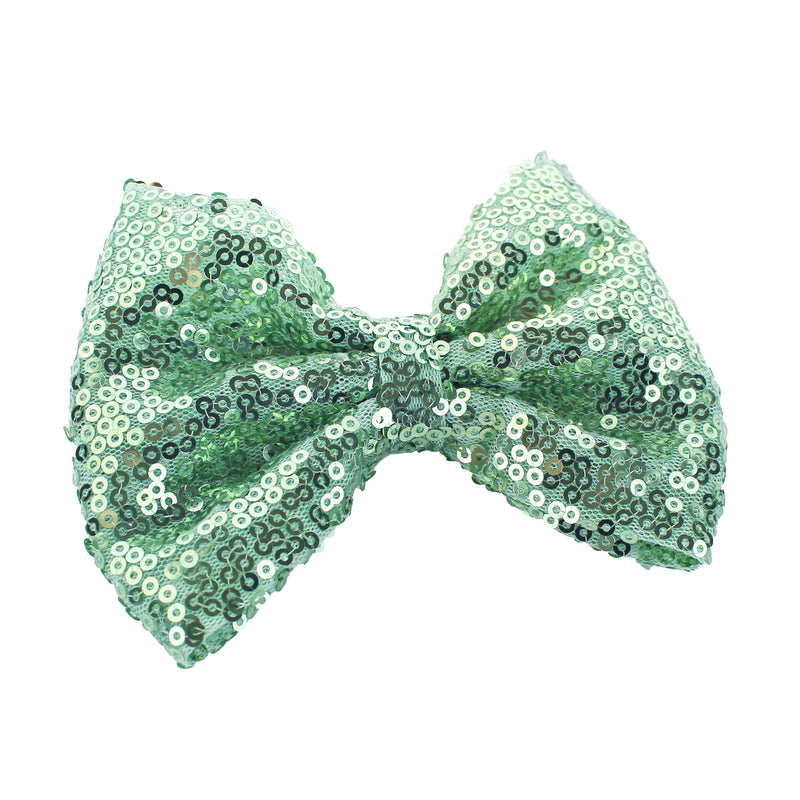 Sequin Bow Tie Hair-Bow