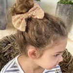 Sequin Bow Tie Hair-Bow