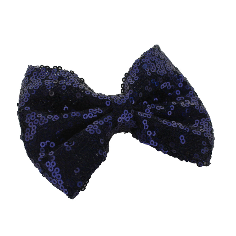 Sequin Bow Tie Hair-Bow