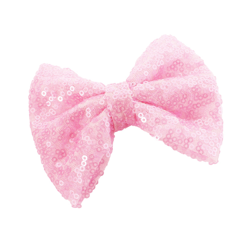 Sequin Bow Tie Hair-Bow