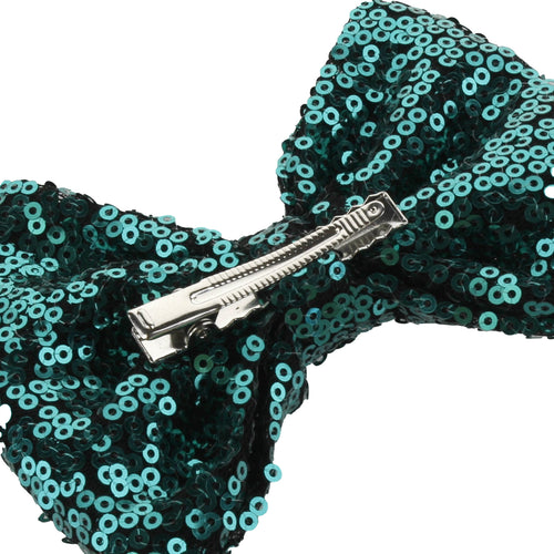 Sequin Bow Tie Hair-Bow