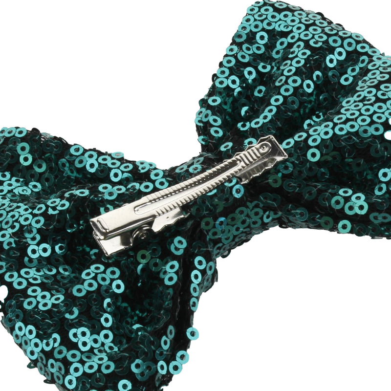 Sequin Bow Tie Hair-Bow