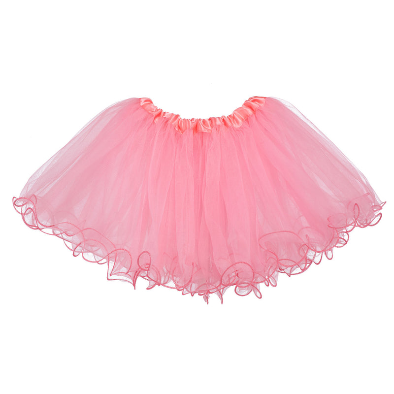 Ruffled Edge Toddler Girls Tutu (3-layer)