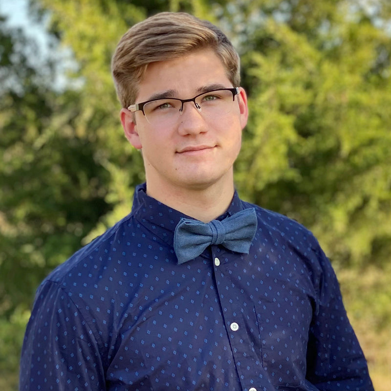 Adult Linen Adjustable Pre-Tied Bow Tie