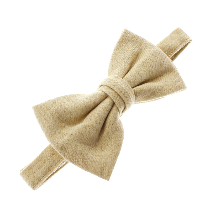 Adult Linen Adjustable Pre-Tied Bow Tie