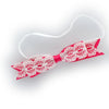 Shocking Pink Satin/Lace Bow Baby Headband | My Lello - 6